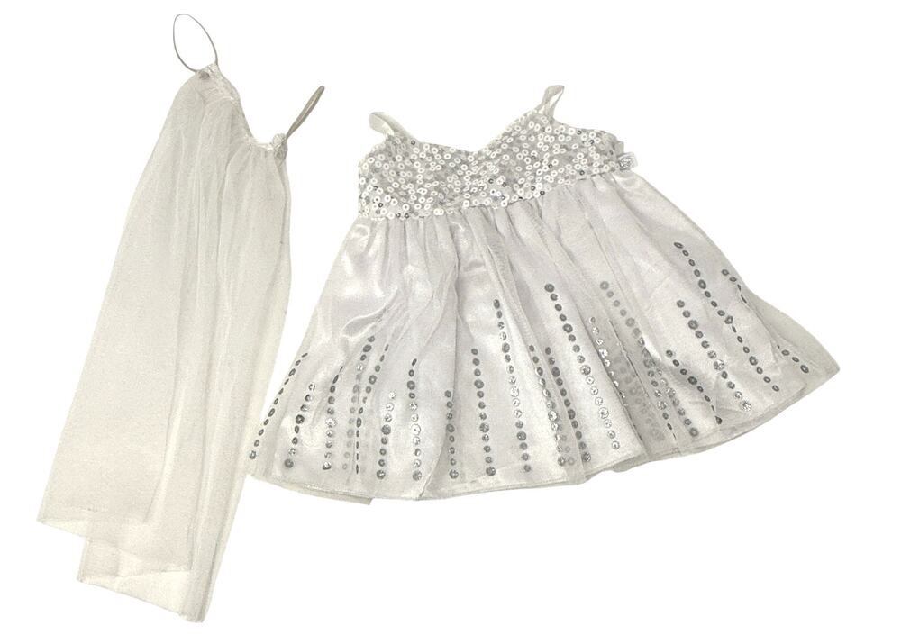 Build‎ A Bear Workshop White Wedding Dress And Veil Outfit Plush Collection